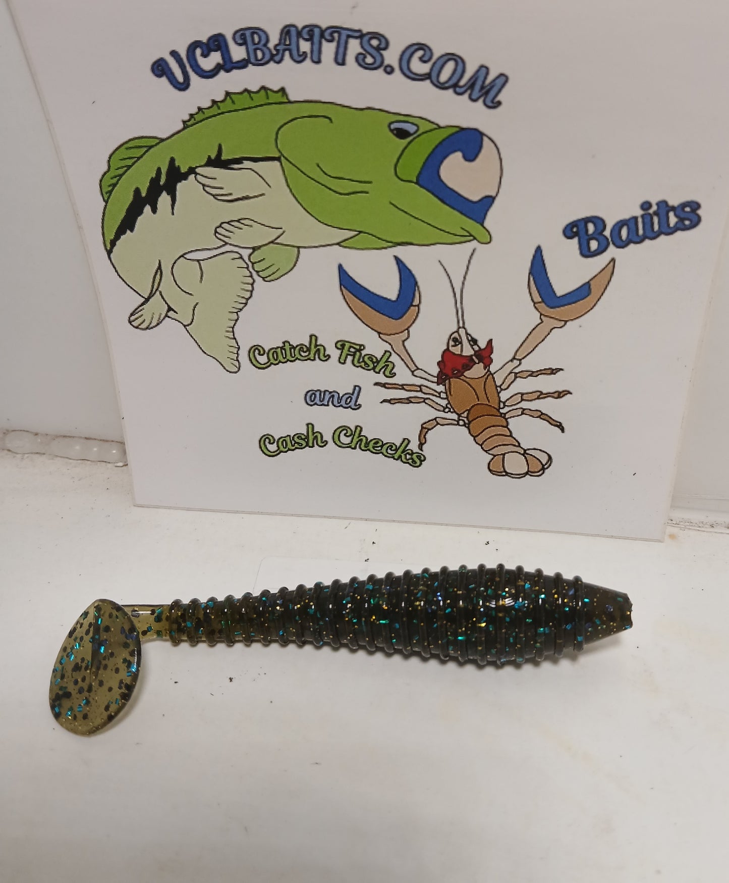 3 1/2'' Ribbed Swim Bait